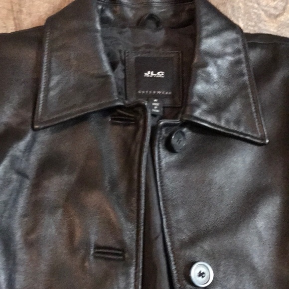 COPY - Black Leather Jacket - Picture 2 of 6
